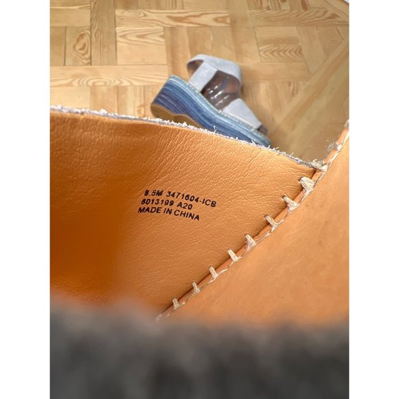 Frye and Co Womens Blue Espadrille Wedge Sandals Shoes Platform Ombre Size 8.5 - Picture 7 of 7